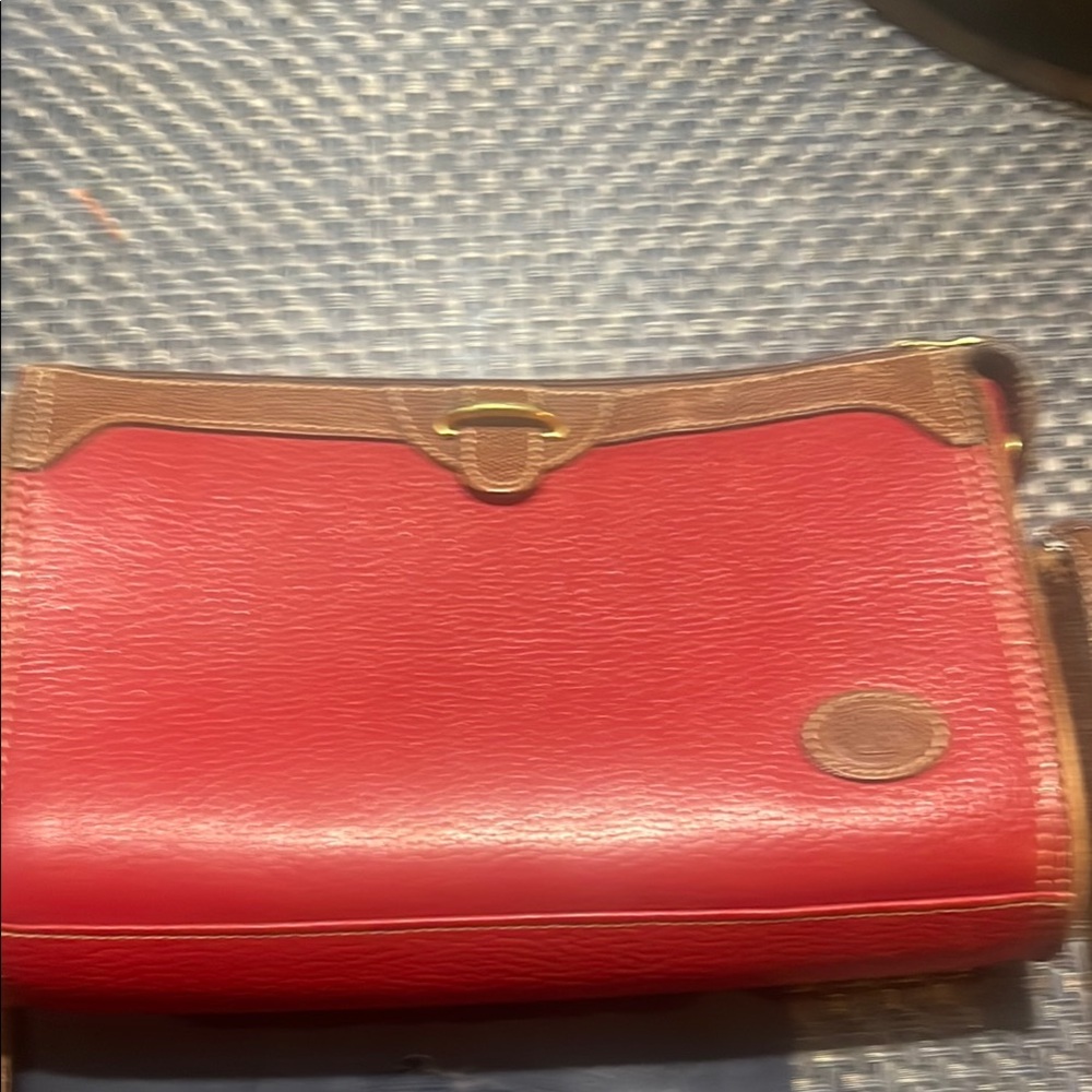 Elegant Red Leather Women's Bag